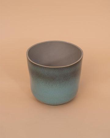 Vaso CUP SMO cerâmica verde claro | 25cm