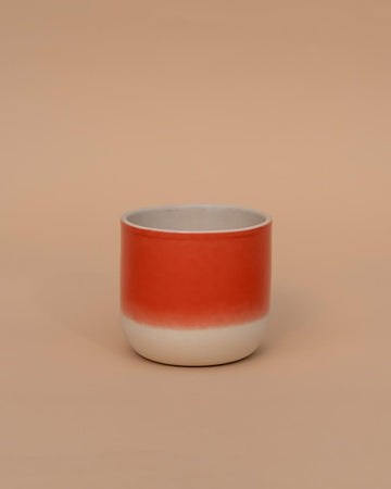Vaso MN cerâmica laranja | 13cm
