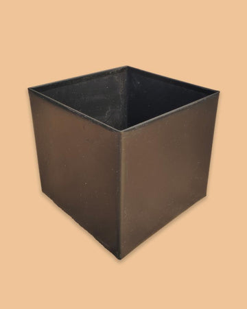 Vaso Quadrado Metal | 24cm