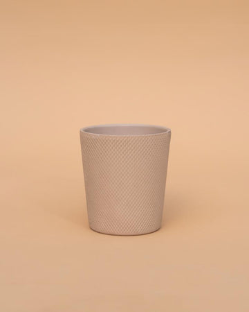 Vaso PUR R1 barro branco | 12cm